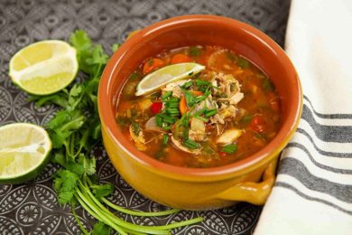 Southwestern Chicken and Vegetable Soup